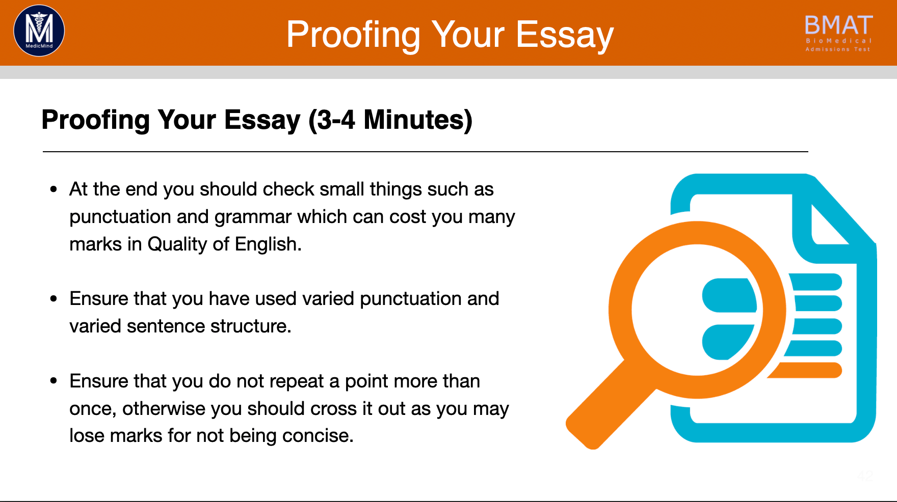 Proofing Your Essay
